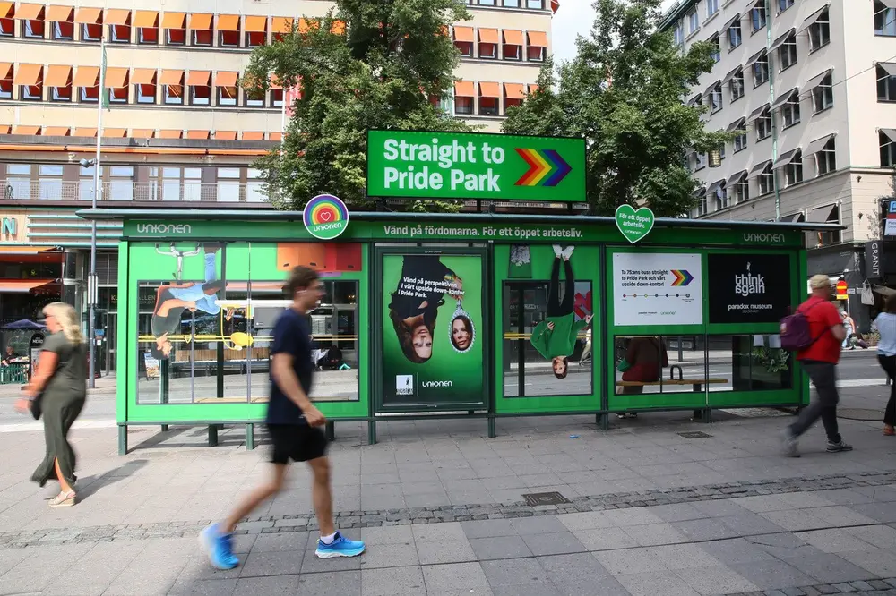 Busskurs vid Hötorget