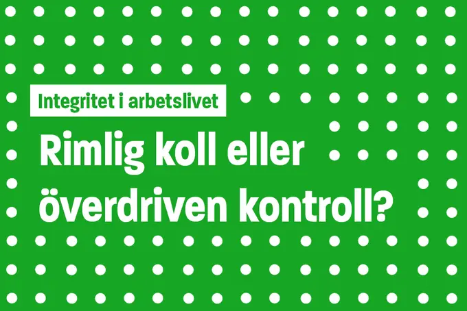 Rimlig koll eller överdriven kontroll